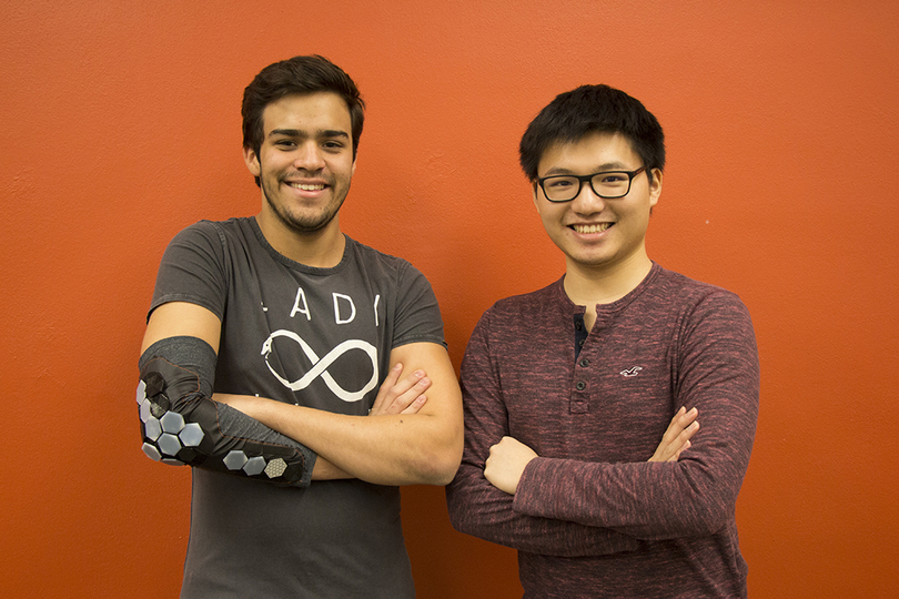 Engineering students design modular padding for skateboarders at first Invent@SU