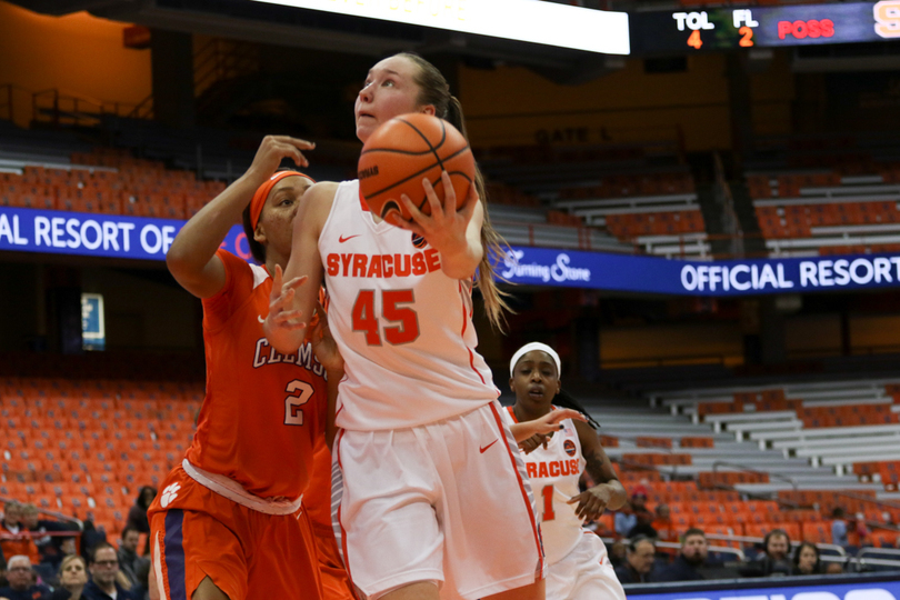 Syracuse&#8217;s Digna Strautmane scores career-high 25 in 75-57 win over Boston College