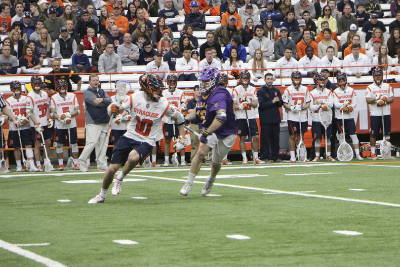 Brendan Curry replaces Peter Dearth on first midfield line for Syracuse