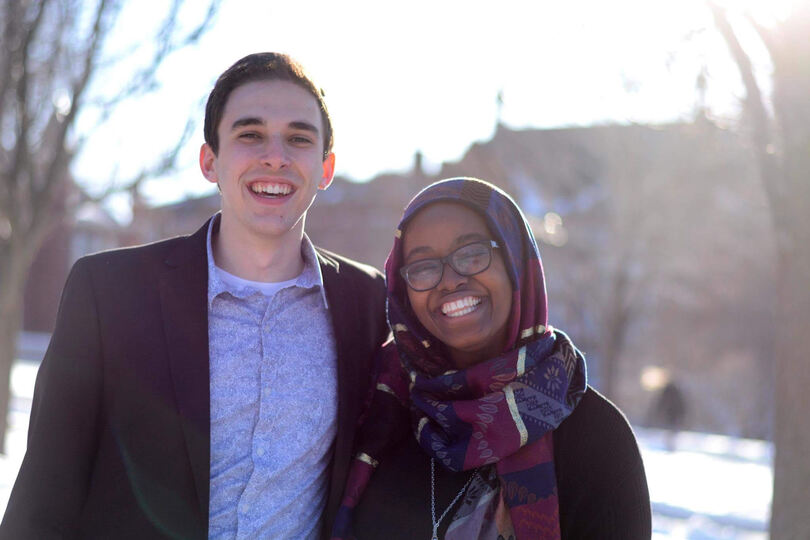 Ghufran Salih and Kyle Rosenblum announce bid for SA president and vice president