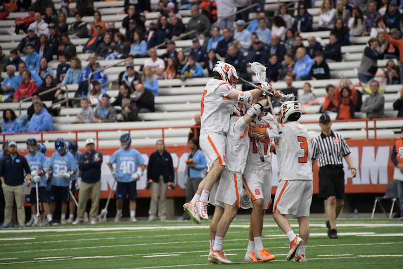 No. 7 Syracuse comes back to go undefeated in ACC, downs UNC, 13-12