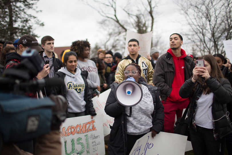 Gallery: SU campus community reacts to Theta Tau videos