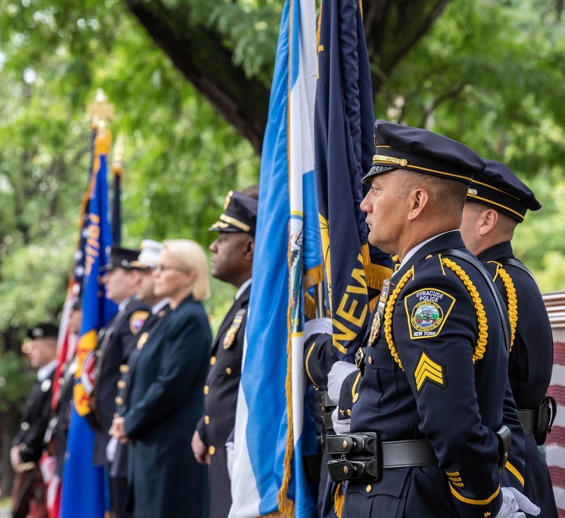 Photos from Syracuse’s 9/11 memorial service