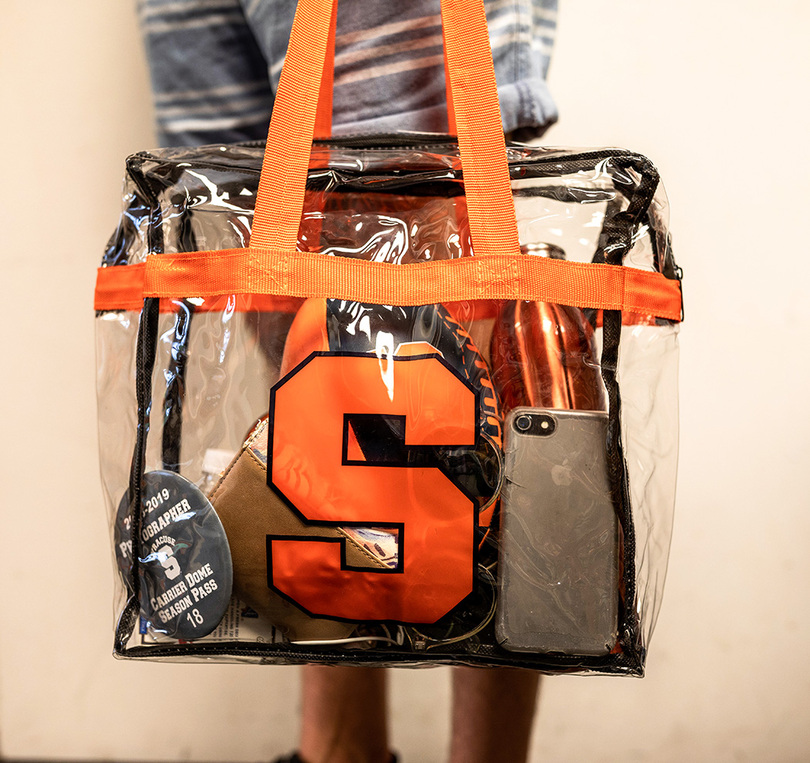 Crowd management experts weigh in on Carrier Dome clear-bag policy