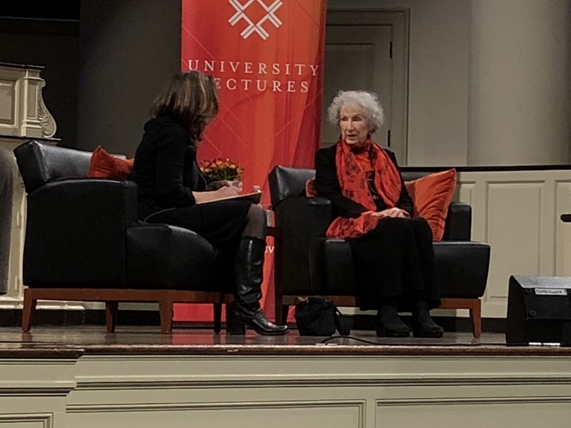 Margaret Atwood discusses activism, literary legacy at SU lecture