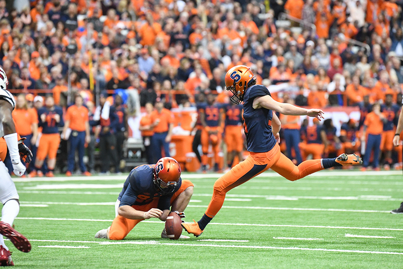 Andre Szmyt becomes SU’s single-season points leader against Louisville