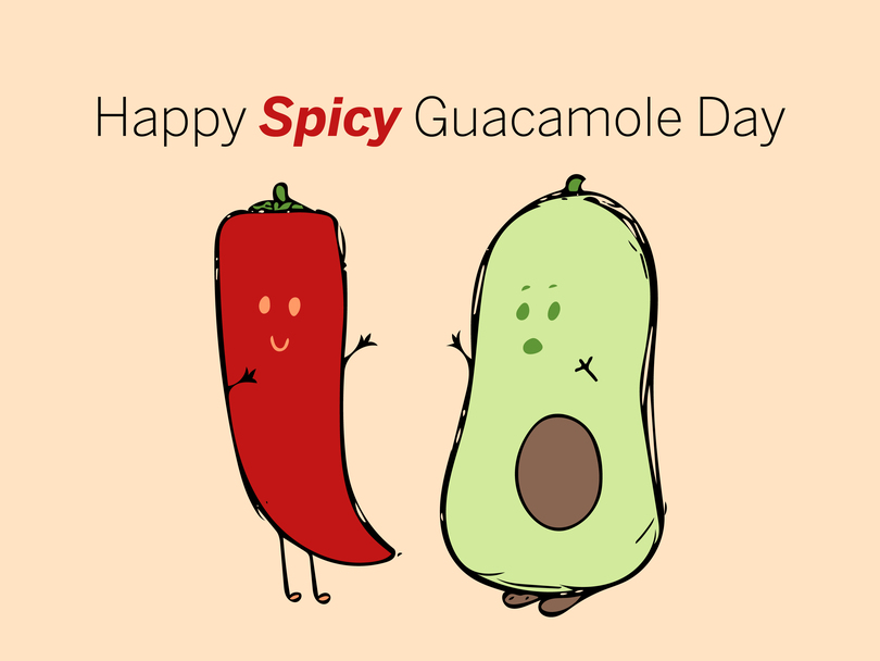 Happy spicy guacamole day