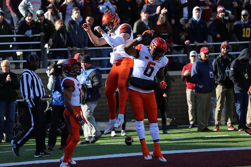 Strickland’s big day, Dungey’s 6 scores lead Syracuse over Boston College