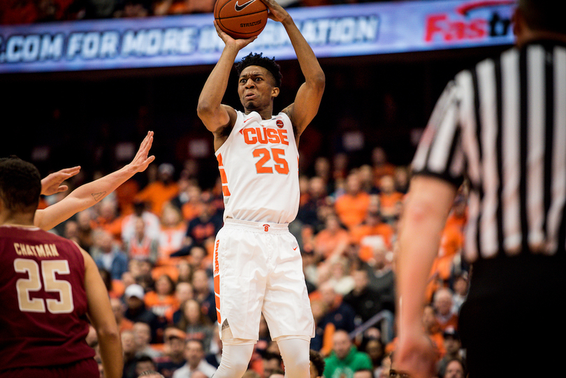 Tyus Battle’s aggressiveness provides dagger for Syracuse in 67-56 win over Boston College