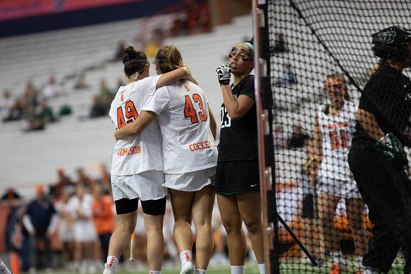 No. 11 Syracuse tops Binghamton, 15-5, despite lack of scoring runs