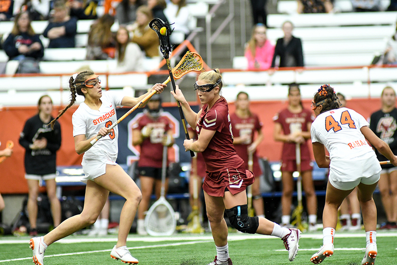 Syracuse squanders 5-goal lead to No. 1 Boston College in 14-12 loss