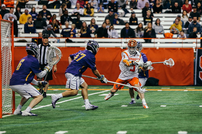 Syracuse corrects season-opening struggles in 13-5 win over No. 15 Albany