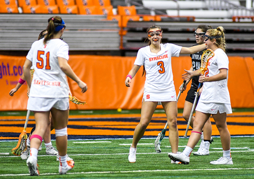 No. 4 Syracuse holds off No. 13 Loyola’s 2nd half comeback