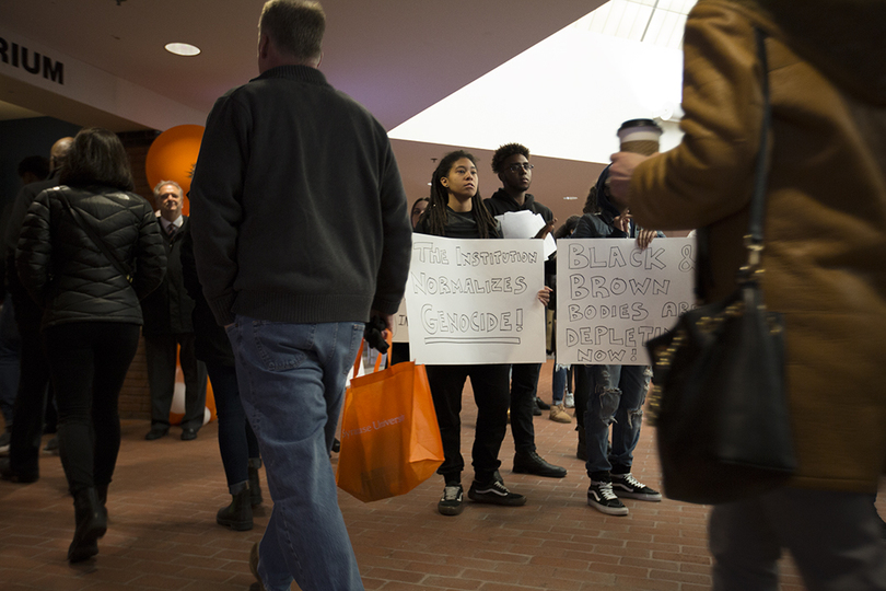 ‘Crazy I came here’: The stories behind the incoming students who encountered the Theta Tau protests