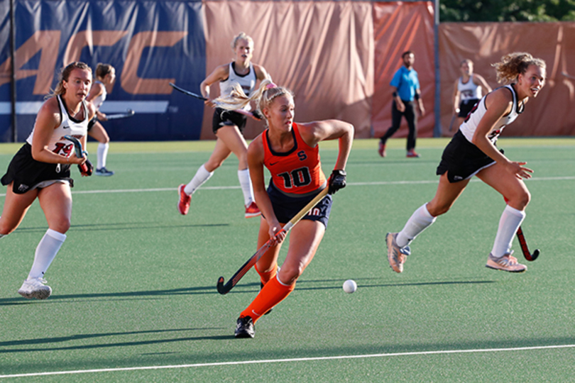 Charlotte de Vries&#8217; 2nd-quarter goal sparks Syracuse&#8217;s 2-goal comeback win over Lafayette