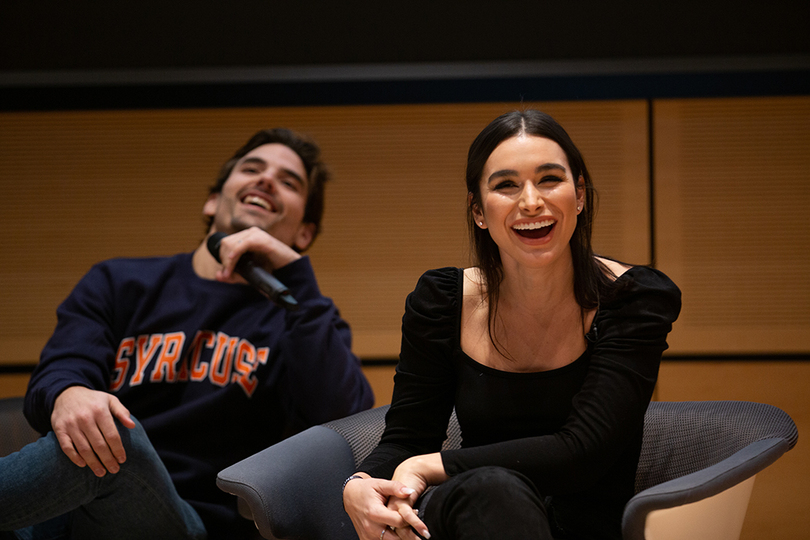 &#8216;The Bachelor&#8217; star and SU alumna Ashley Iaconetti talks to students about career