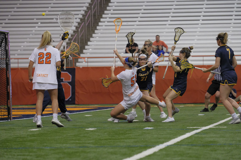 Emily Hawryschuk paces Syracuse in 21-6 season-opening win