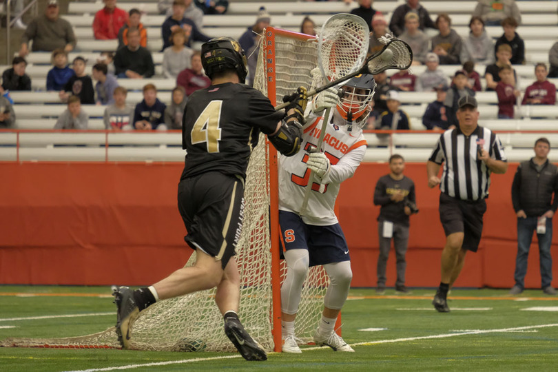 Drake Porter’s career-high 18 saves anchor Syracuse win over No. 9 Army