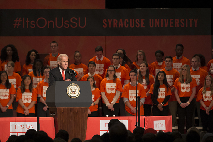 Biden doesn’t represent Syracuse University values