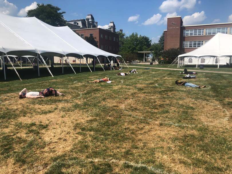 Graduate student group organizes die-in to support Black Lives Matter