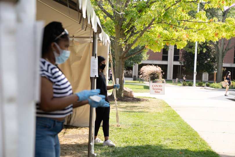 SU to switch to randomized COVID-19 testing this semester, offer flu shots