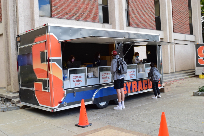 SU to open COVID-19 testing site in Carrier Dome, switch to random testing