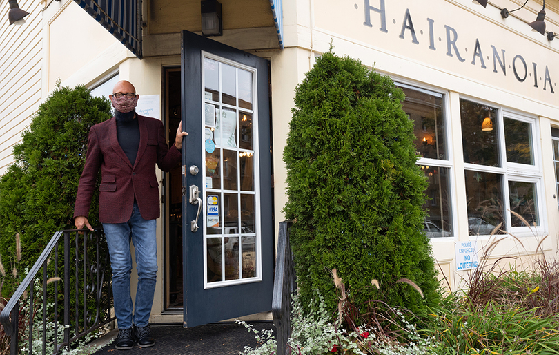 Local hairdressers offer a sense of normalcy to customers