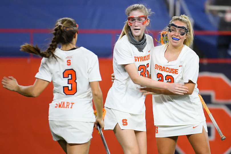 No. 2 Syracuse recovers from 1st half deficit to defeat Notre Dame, 15-12