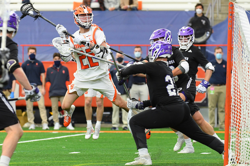 Syracuse commands Holy Cross 15-6 behind Chase Scanlan&#8217;s 7 goals