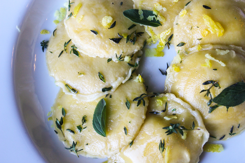 On wellness day, relieve stress with this lemon ricotta ravioli recipe