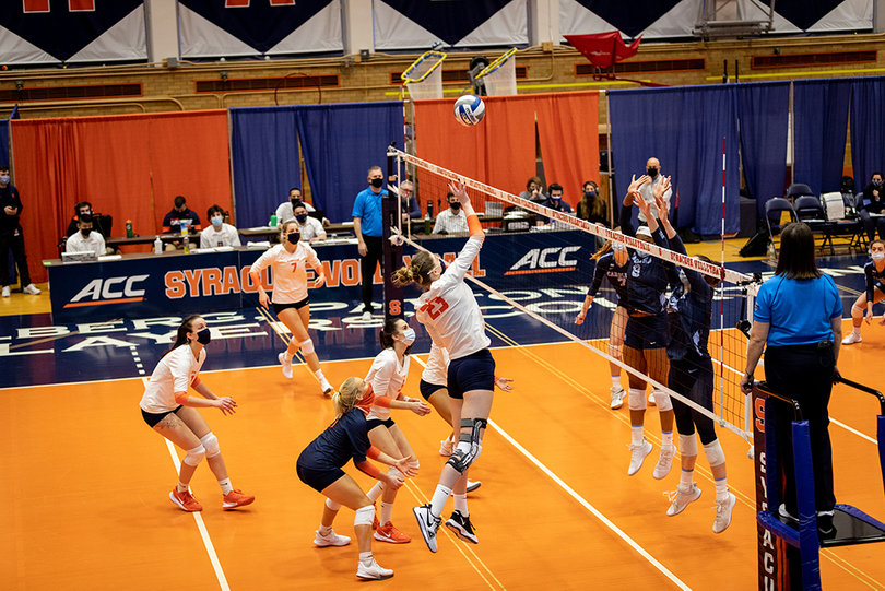 How Viktoriia Lokhmanchuk overcame a torn ACL to become SU’s kills leader