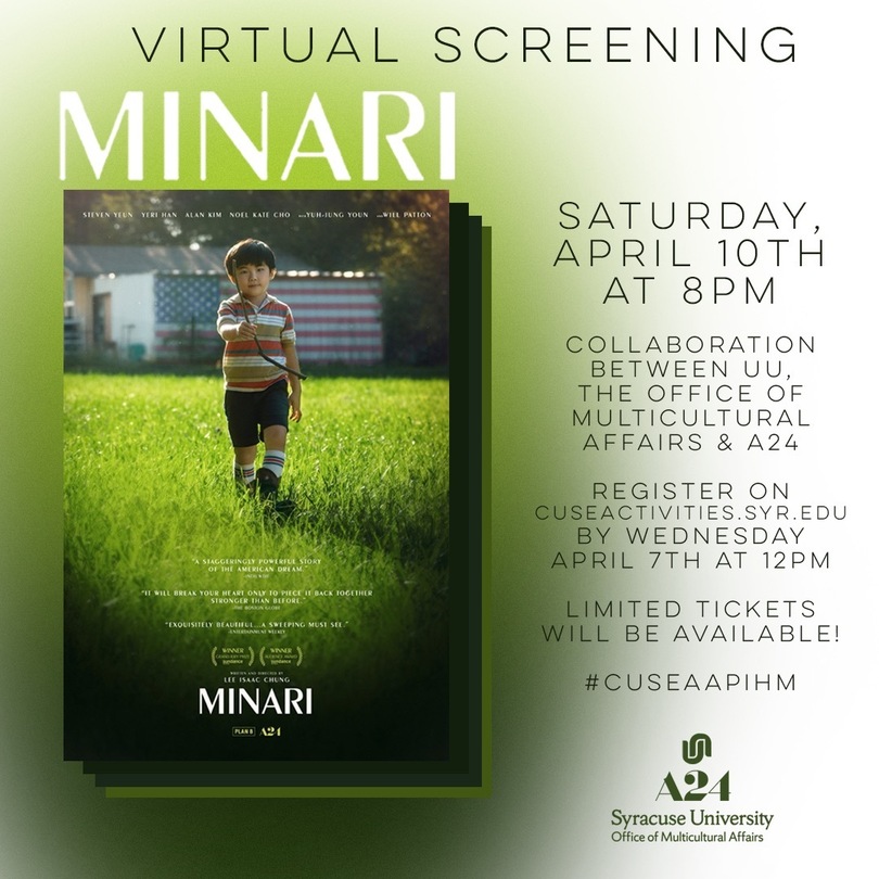 UU will host virtual screening of film &#8216;Minari&#8217; on April 10