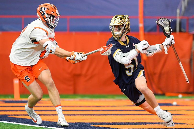 No. 8 Syracuse crushed by No. 4 Notre Dame to finish ACC play in 22-8 loss