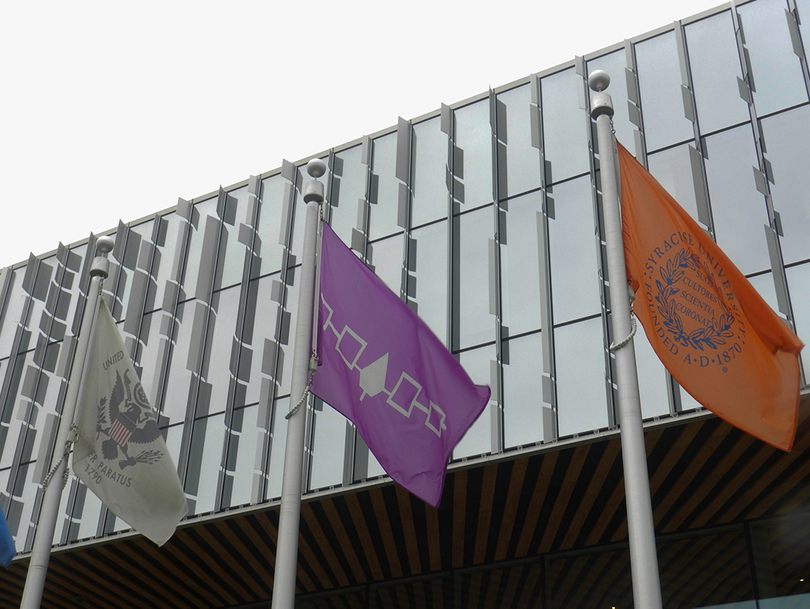 Indigenous students say flying Haudenosaunee flag is step in right direction for SU