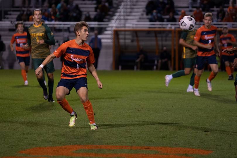 Syracuse falls to No. 16 Pittsburgh in double overtime, 3-2