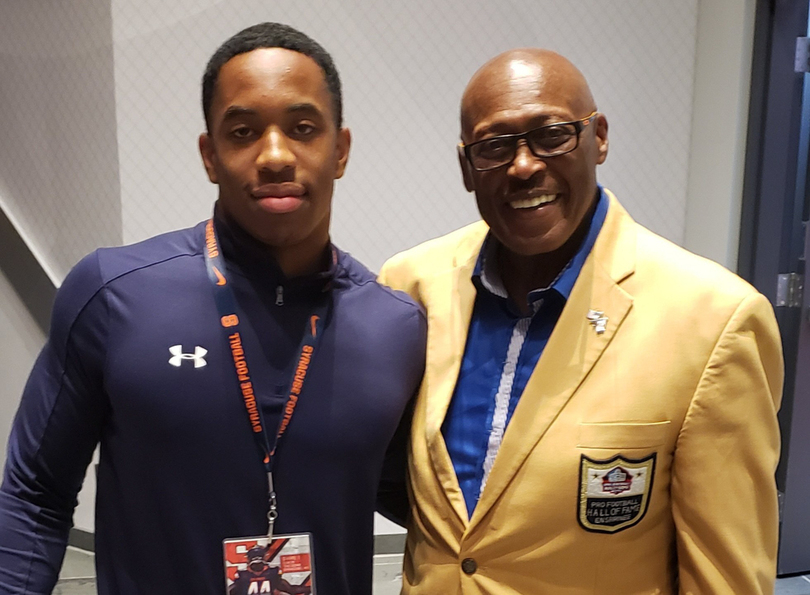 A look back at Sean Tucker’s meeting with former No. 44 Floyd Little