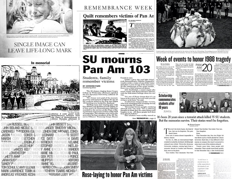 Remembrance Scholars explore archives to connect with Pan Am Flight 103 victims