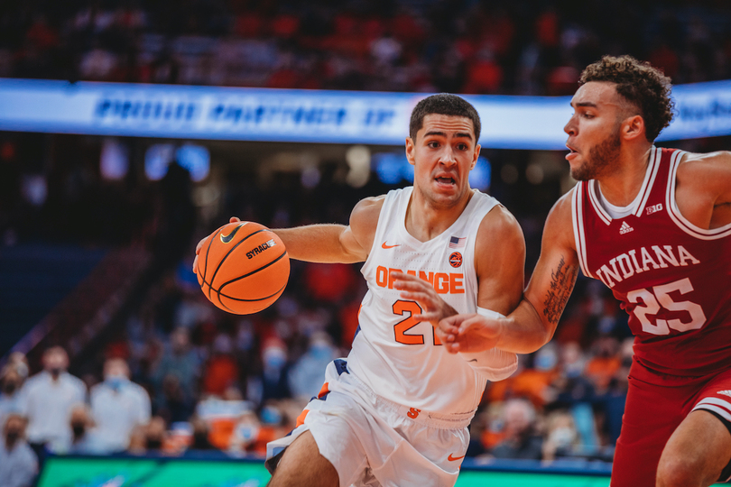 Syracuse wins rollercoaster 2OT game over Indiana 112-110 despite blown leads