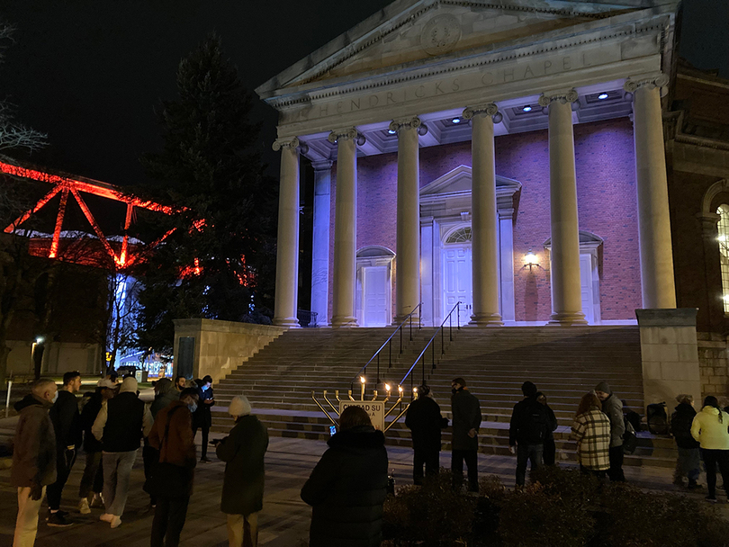 SU’s Chabad House hosts annual menorah lighting Tuesday night