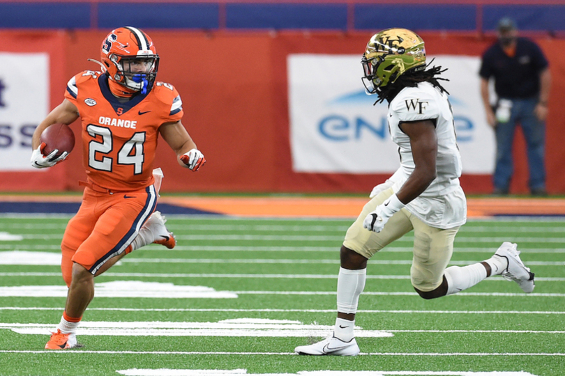 Syracuse’s backup running back Cooper Lutz reportedly enters transfer portal