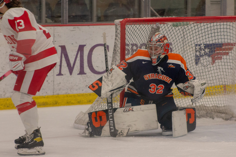 Arielle DeSmet records 2nd shutout of season in 3-0 win over RIT