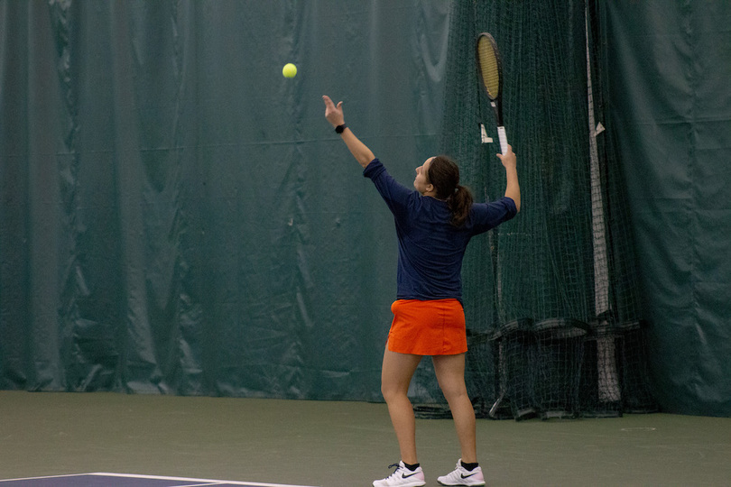 Ines Fonte wins doubles and single matches during Syracuse&#8217;s 1st ACC win