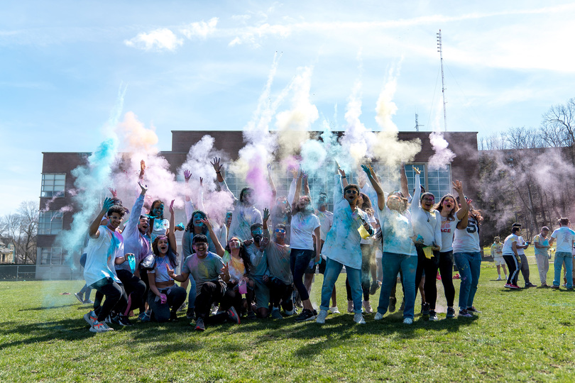 Bright powder, bright faces: Celebrating Holi at SU