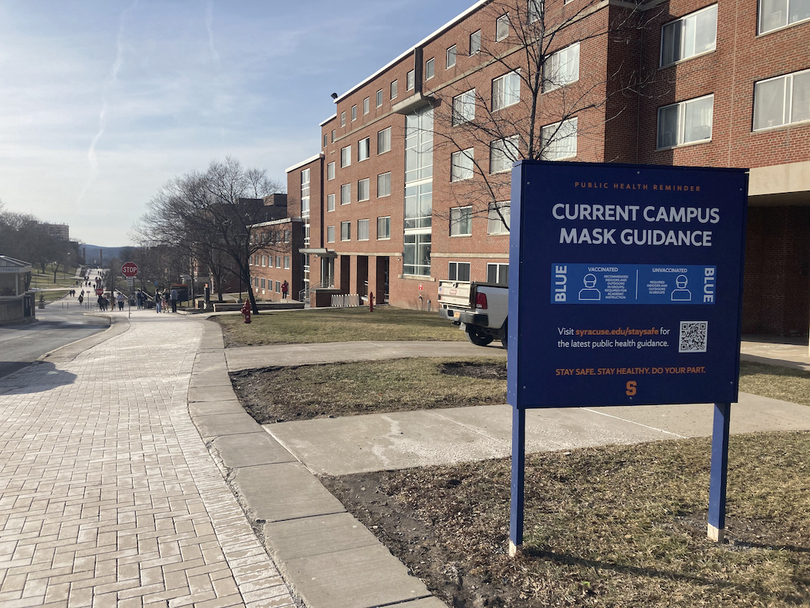 SU to return to &#8216;BLUE&#8217; masking level effective Tuesday amid rising COVID-19 cases