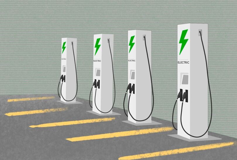 Electric vehicle charging stations are integral to SU&#8217;s climate commitments