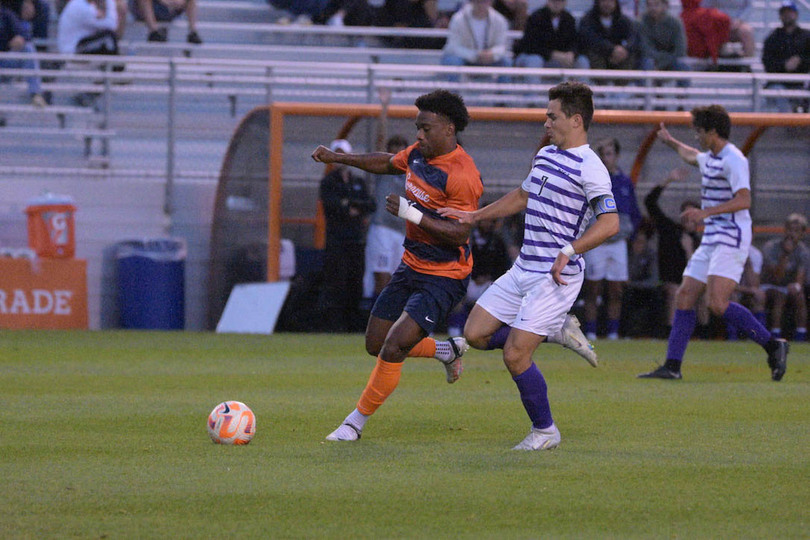 SU forward Levonte Johnson earns College Soccer News Player of the Week