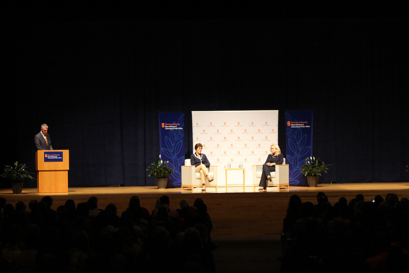 Congresswoman Liz Cheney discusses importance of democracy at Maxwell event