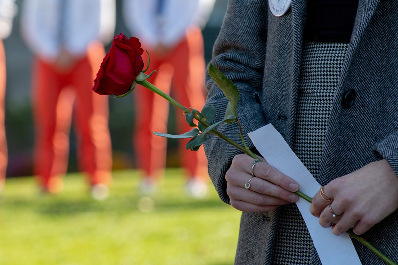 Gallery: Remembrance Scholars lay roses to celebrate lives of Pan Am 103 victims