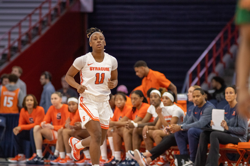 FAMILY AFFAIR: Lexi McNabb, daughter of Donovan McNabb, wants to build her own legacy at Syracuse