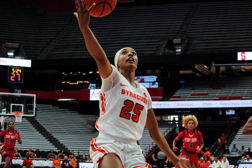 Observations from SU’s blowout win over Colgate: Alaina Rice strong in 3rd quarter, improved shooting